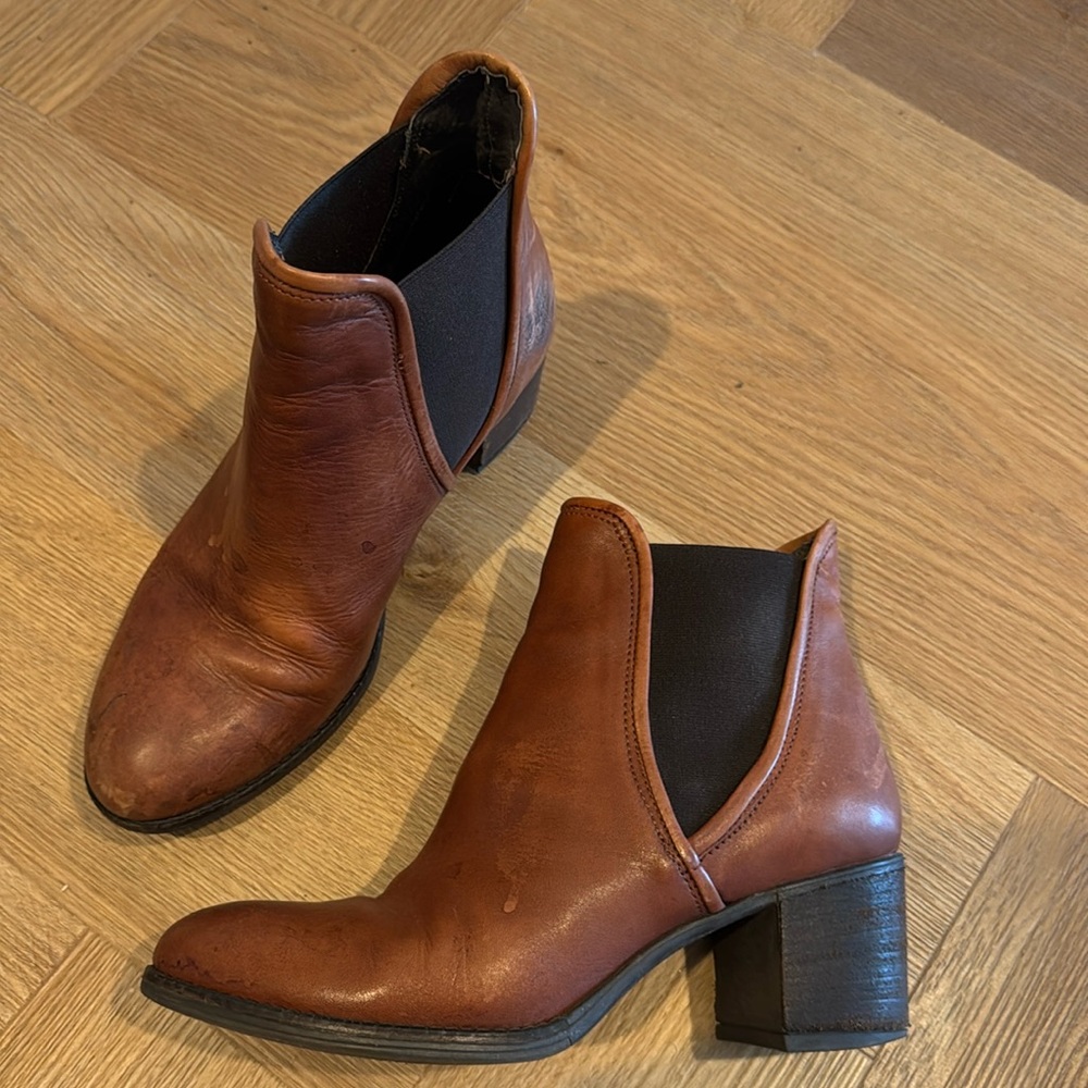 Jonak heeled leather boots
